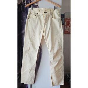 RAG & BONE Tailored Workwear Women's Yellow Mid Rise Casual Khaki Pants‎ Size 30